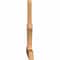 Ekena Millwork Richland Timber Gable Bracket, Western Red Cedar, 108"W x 45"H x 3 1/2"D x 5 1/2"F, 10/12 Pitch GBW108X45X0406RIC00SWR - alternate 2